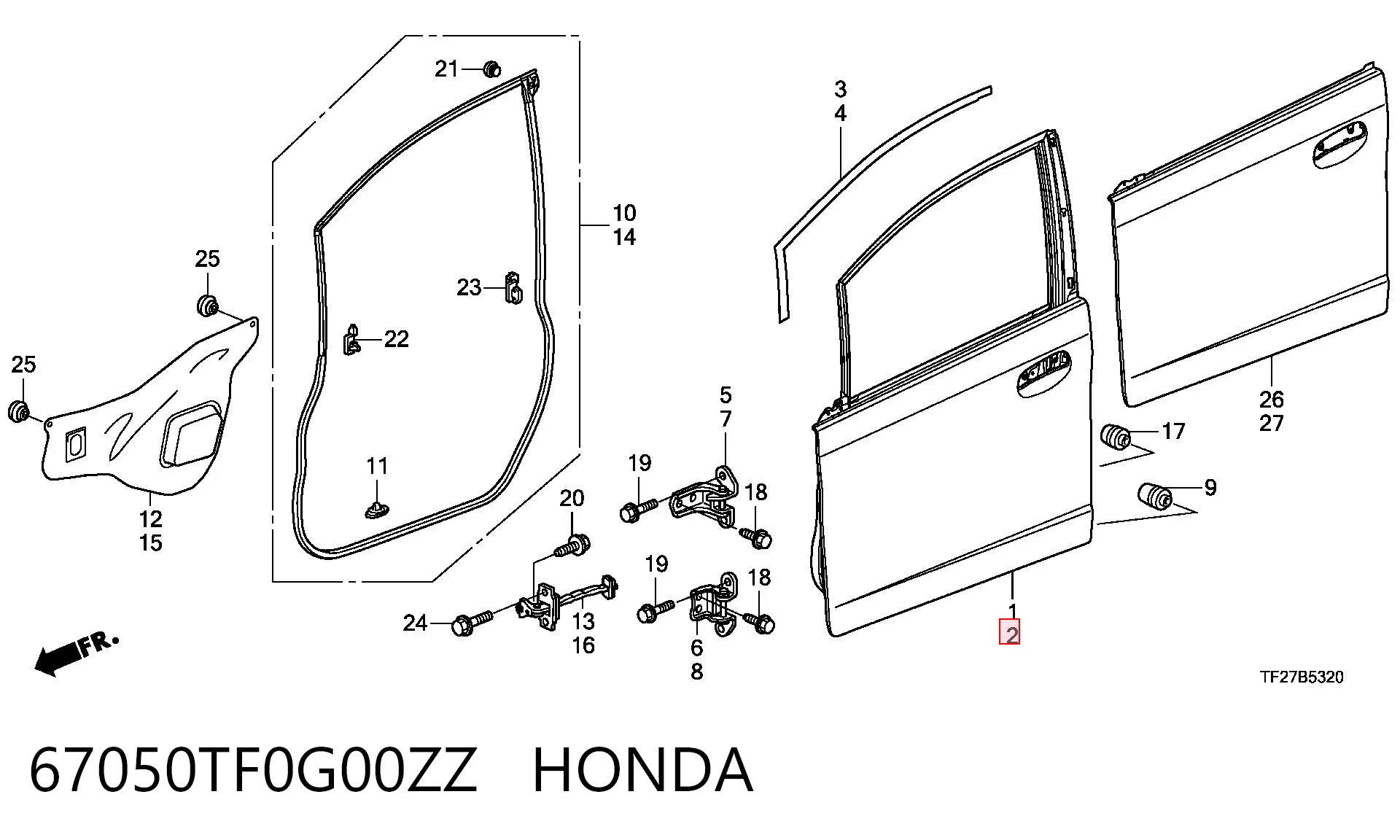 67050TF0G00ZZ Honda