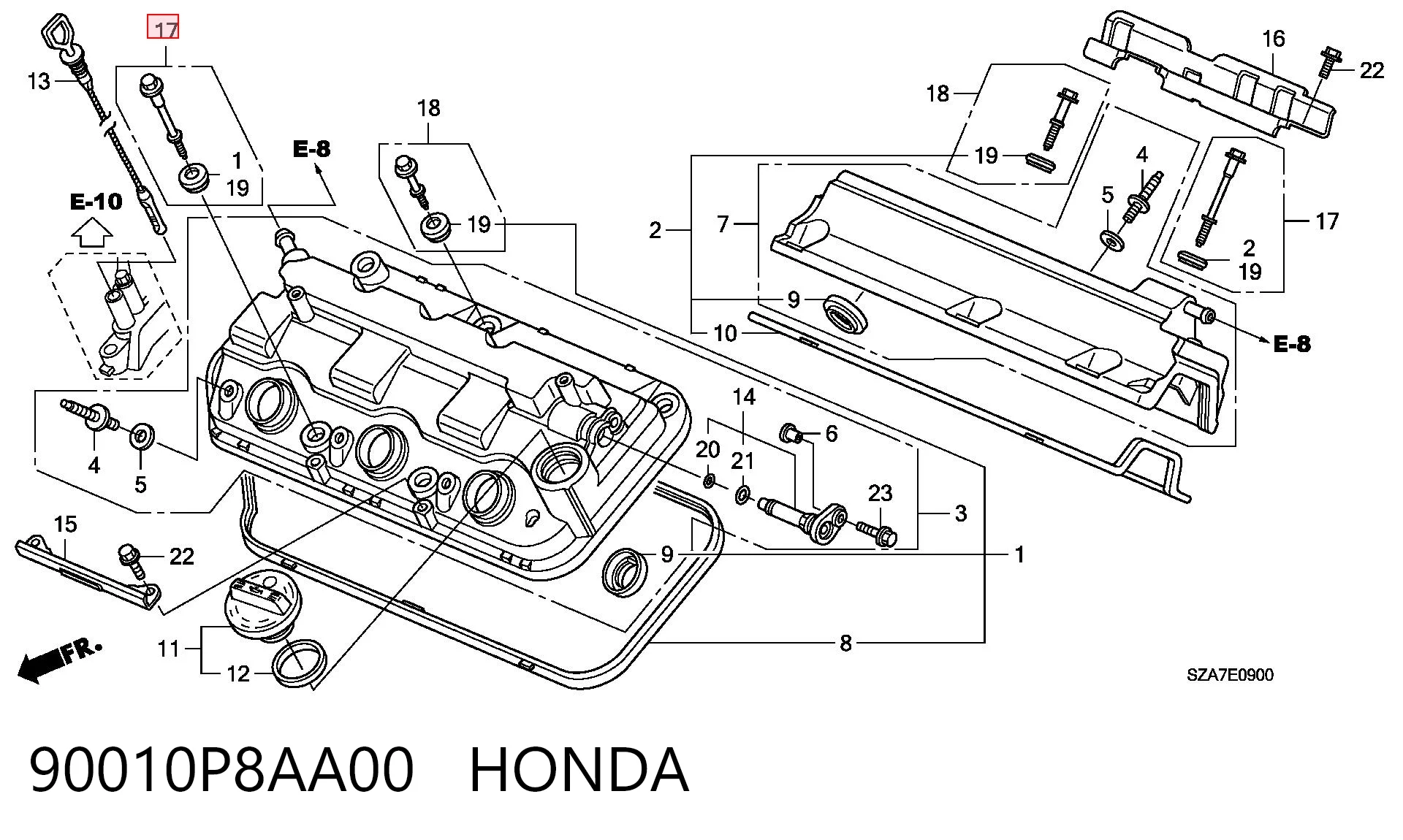 90010P8AA00 Honda 