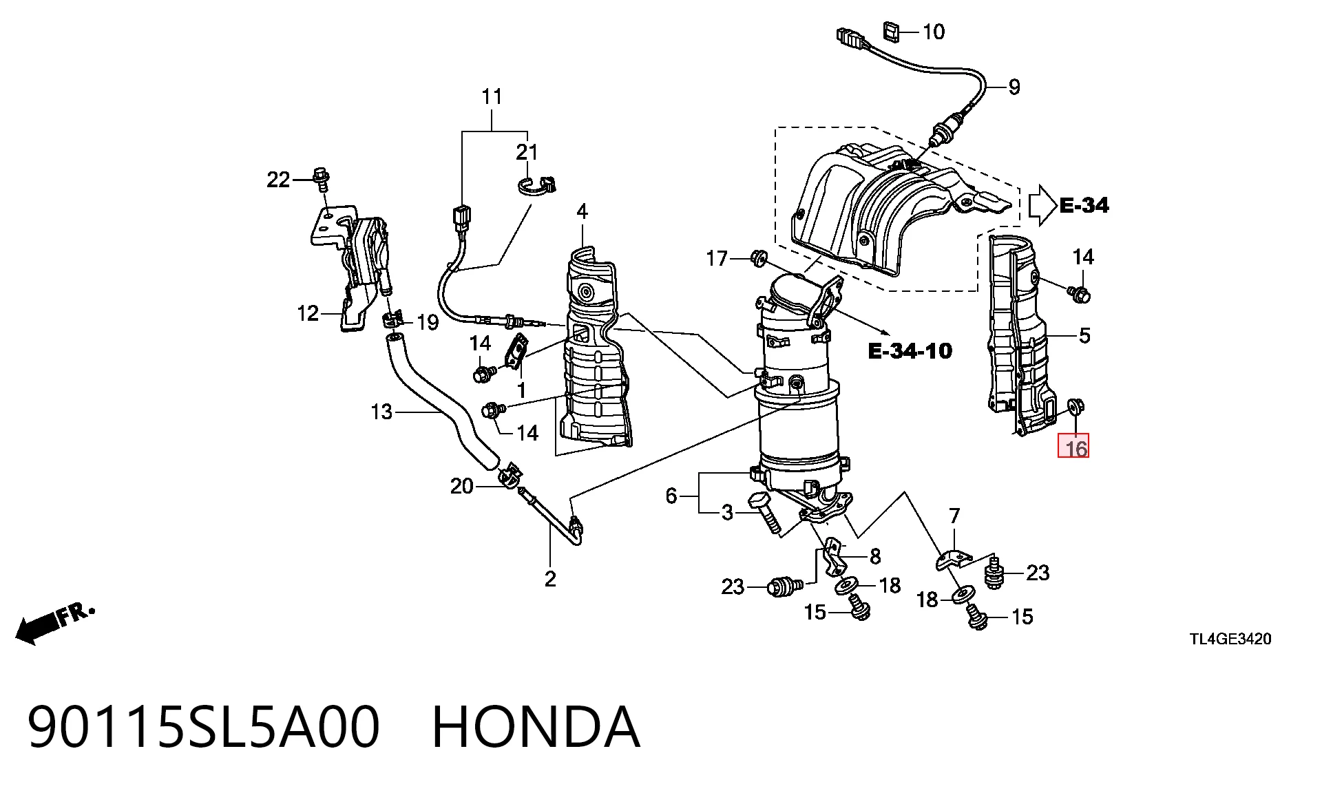 90115SL5A00 Honda
