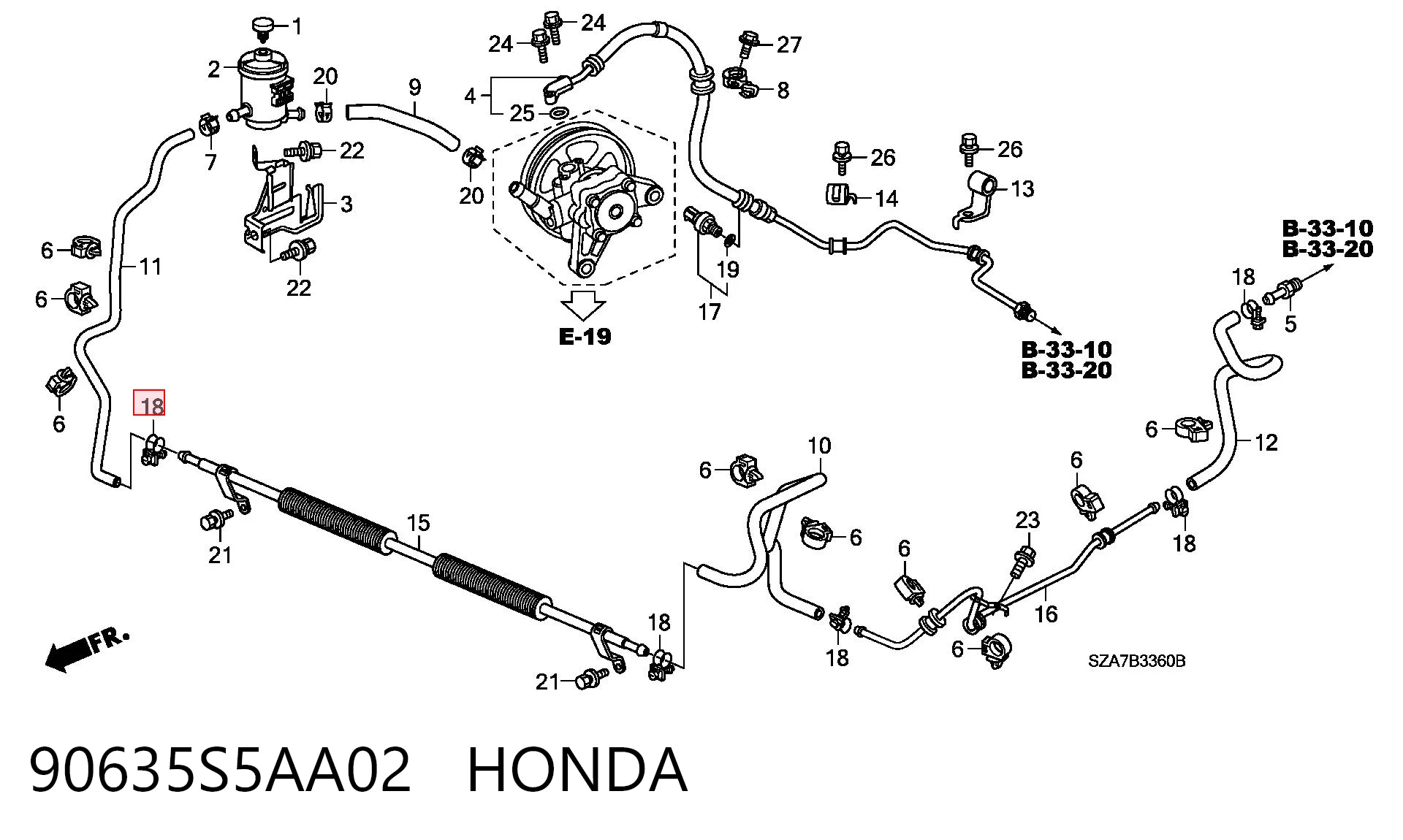90635S5AA02 Honda
