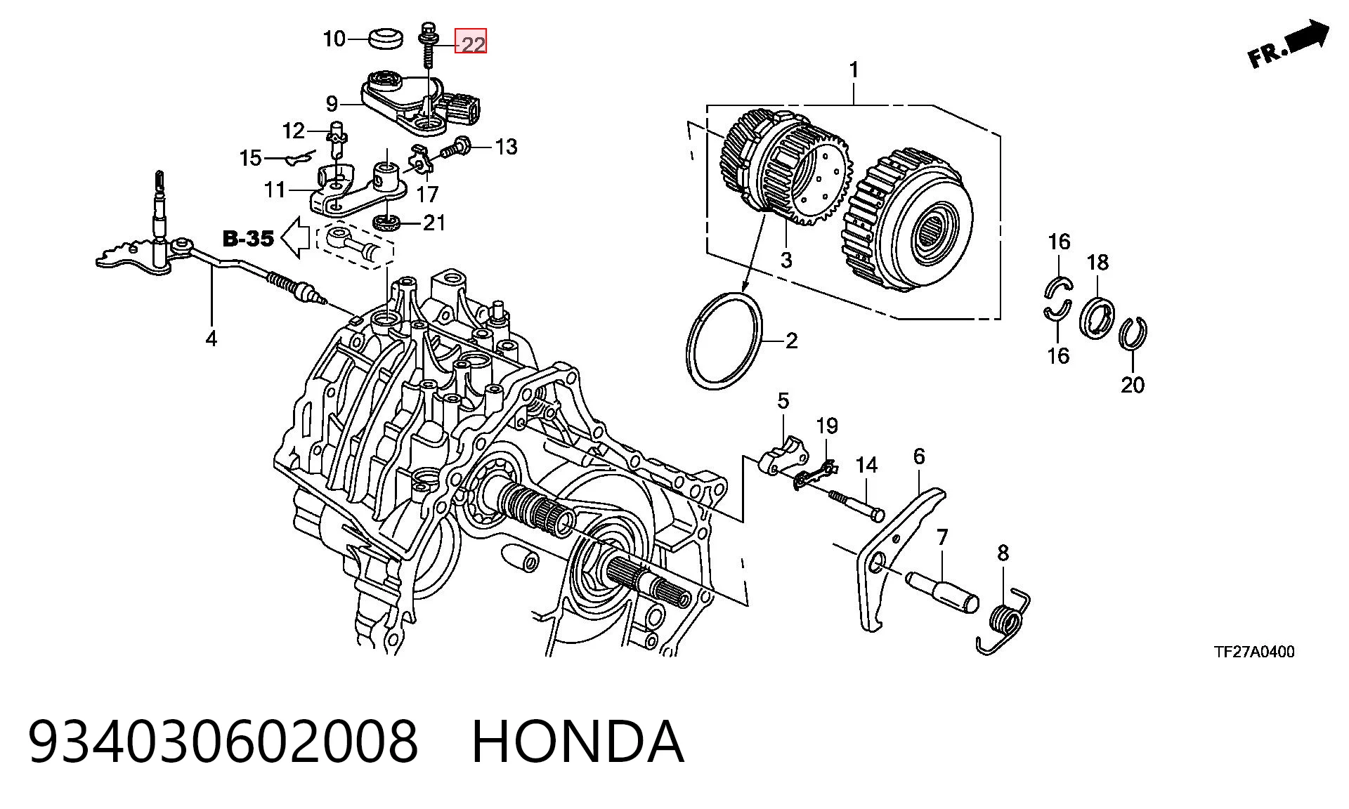 934030602008 Honda 