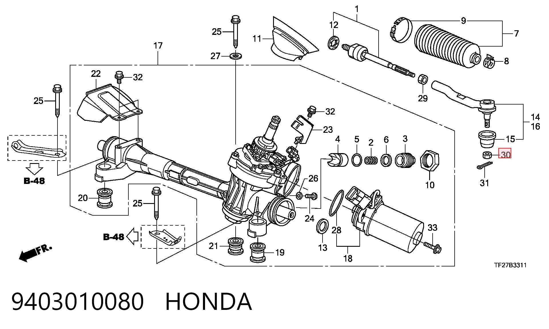 9403010080 Honda