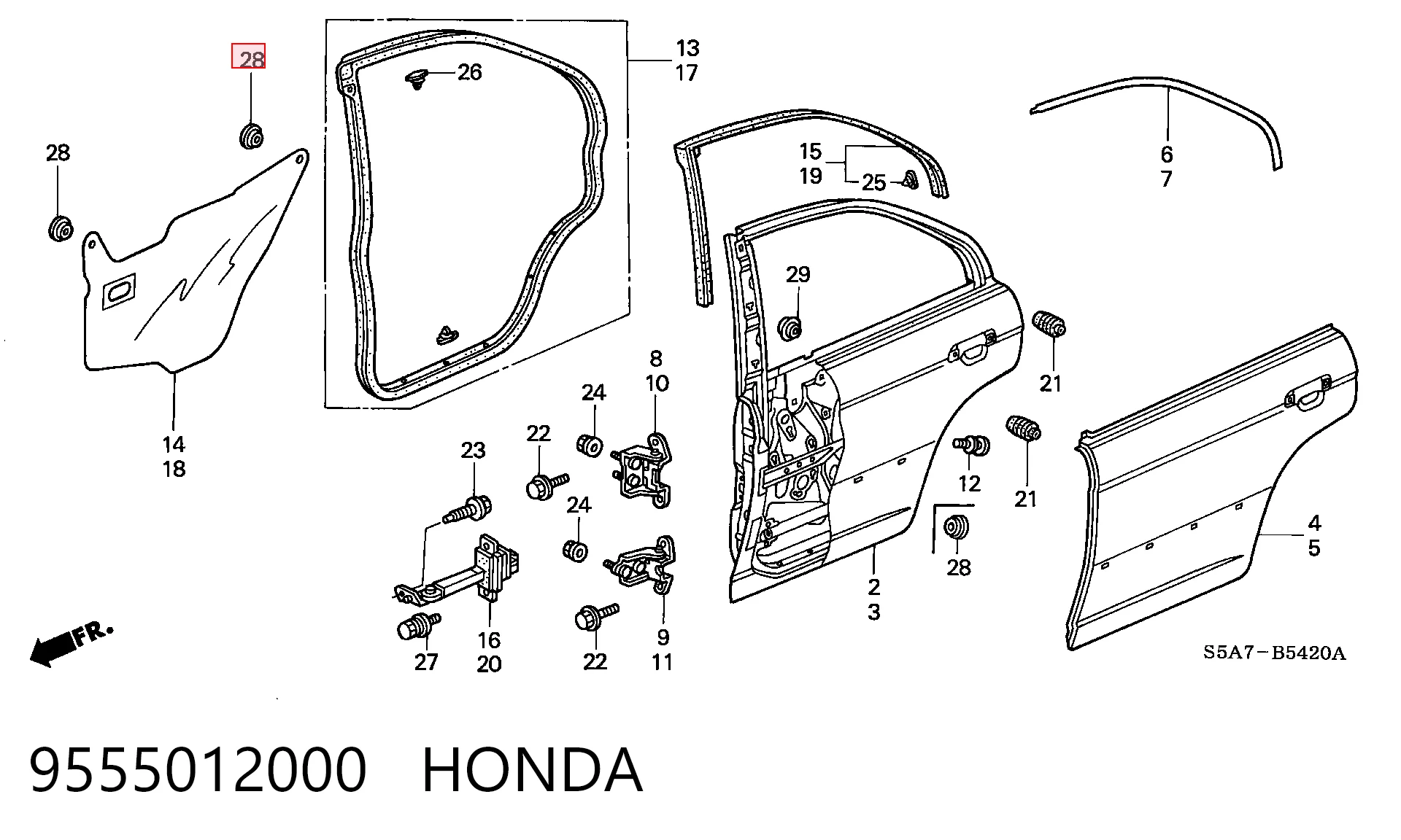 9555012000 Honda