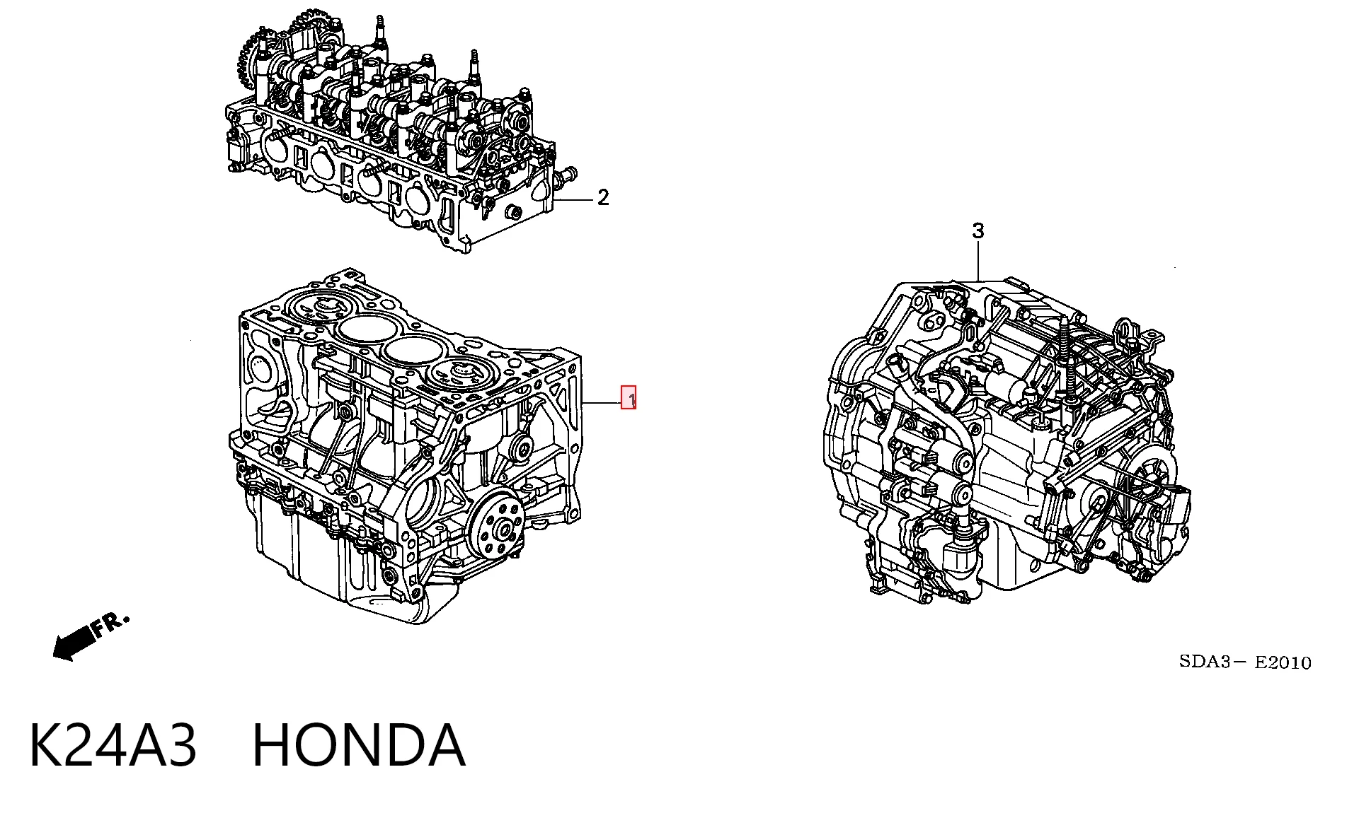 K24A3 Honda Мотор в сборе