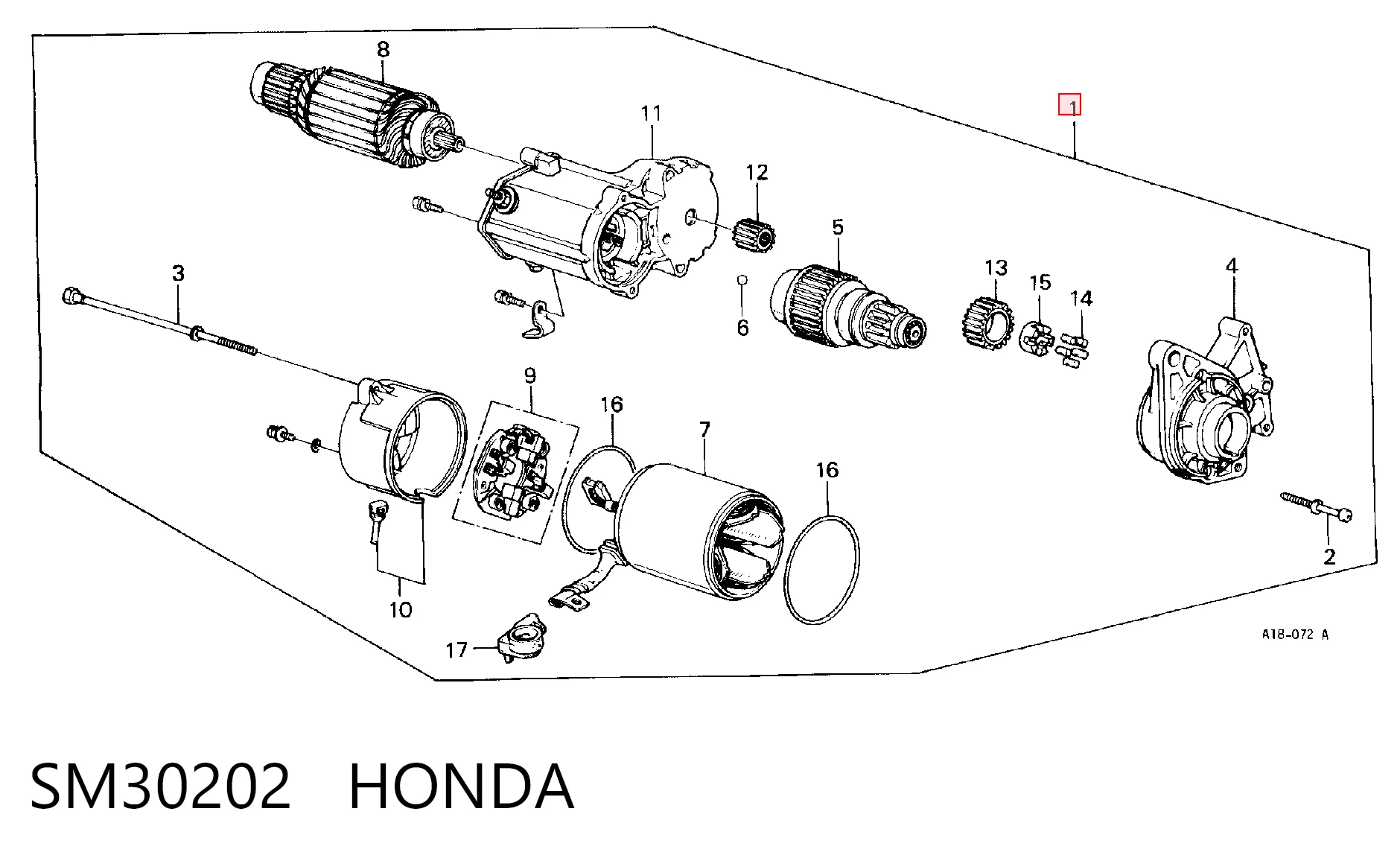 Купить JS356 HC Parts Стартер