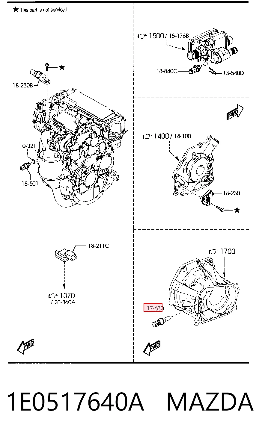  Датчик заднего хода Ford Ka 