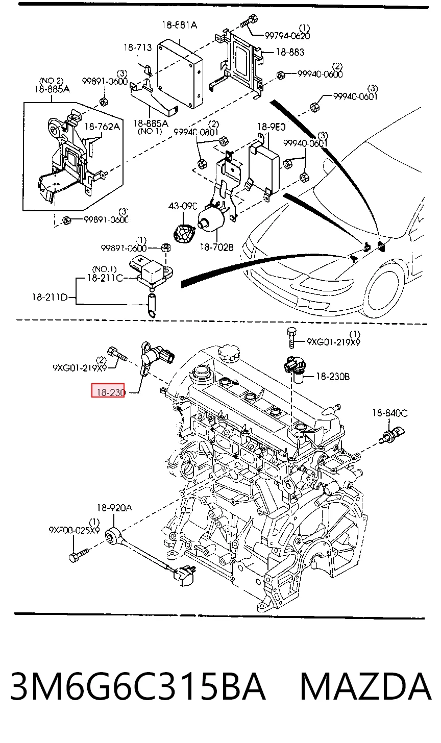 Датчик положения коленчатого вала Ford Galaxy II CA1 минивэн (WA6) (2006 - 2015) цена, от 11.33 USD
