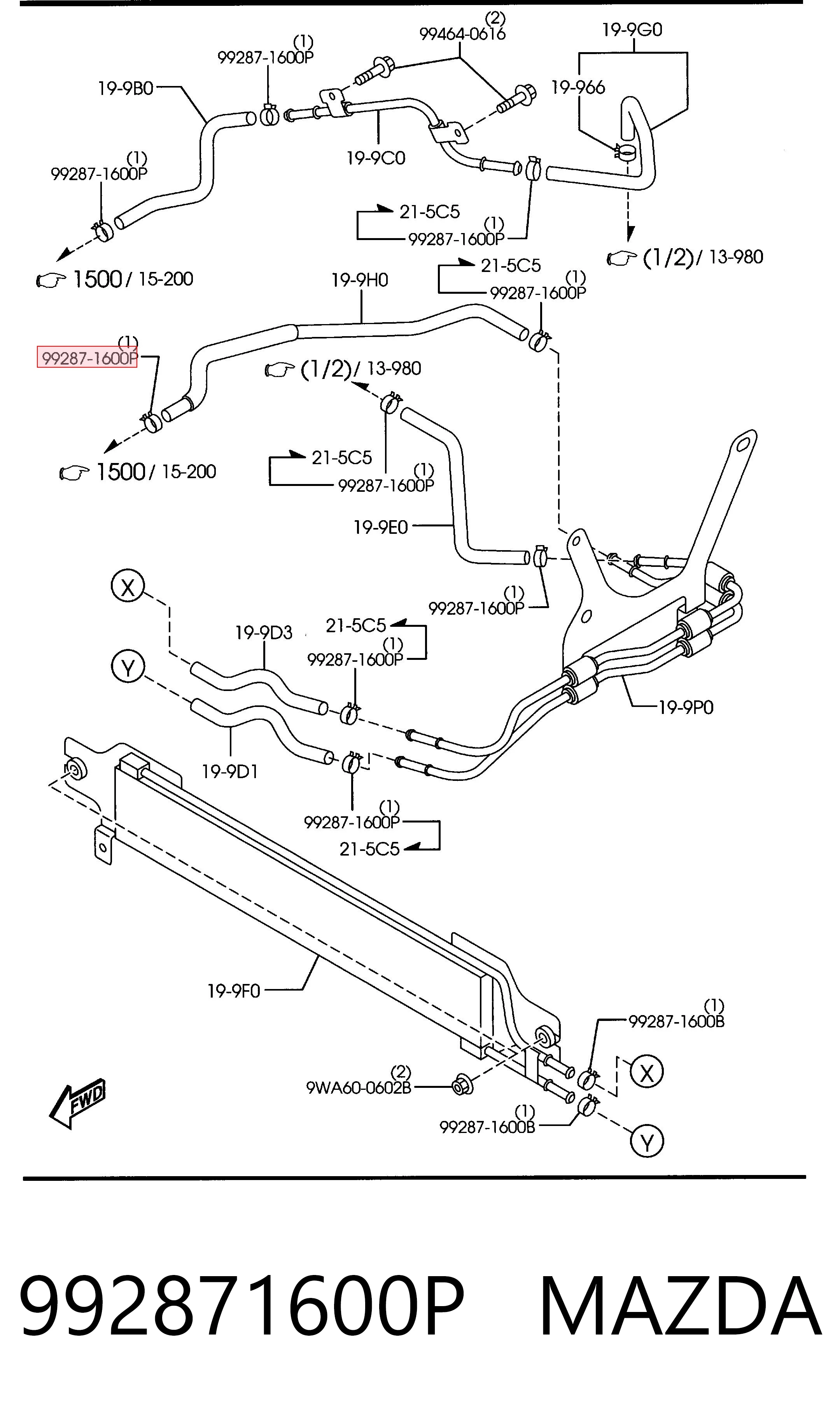 992871600P Mazda 