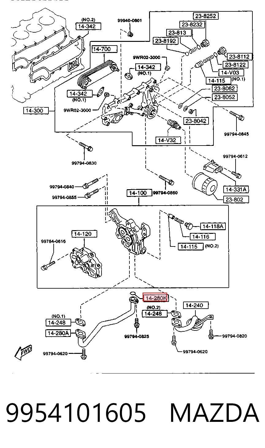9954101605 Mazda