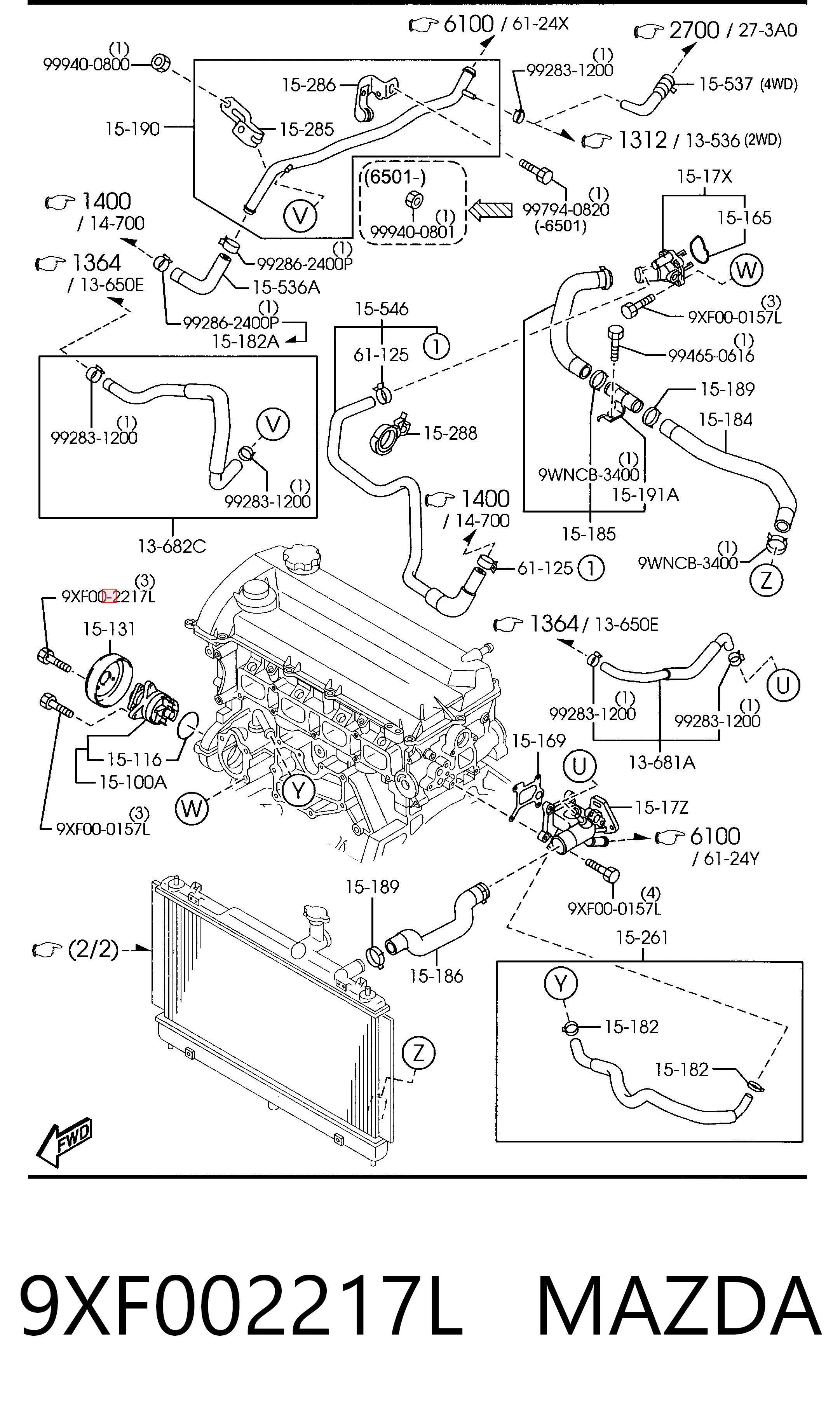 9XF002217L Mazda