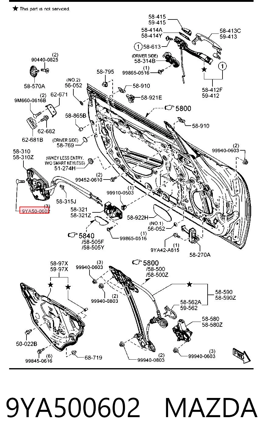 9YA500602 Mazda 