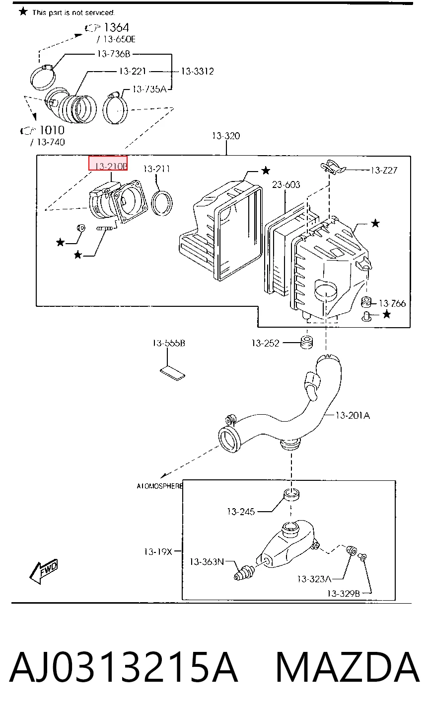 Купить 5085857 Ford Воздухомер