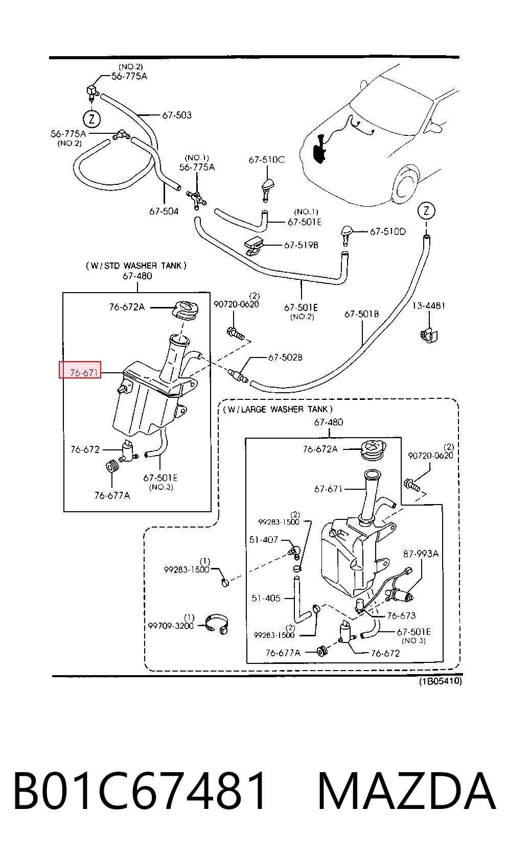 B01C67481 Mazda