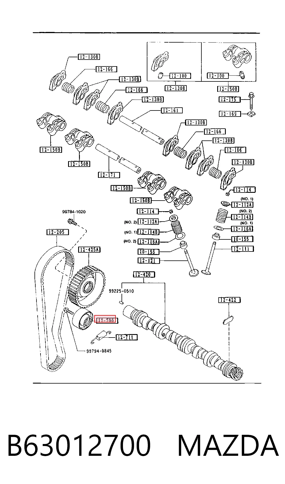 Ролик натяжителя ремня газораспределения Hyundai/Kia B63012700B цена, от 9.93 USD