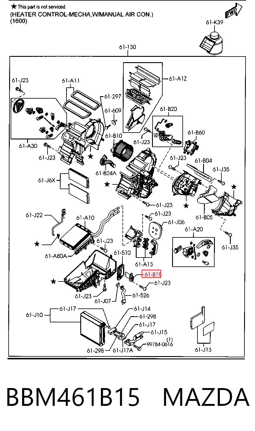 BBM461B15 Mazda