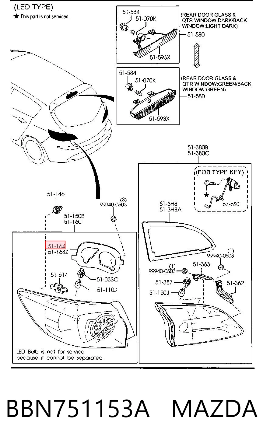 BBN751153A Mazda
