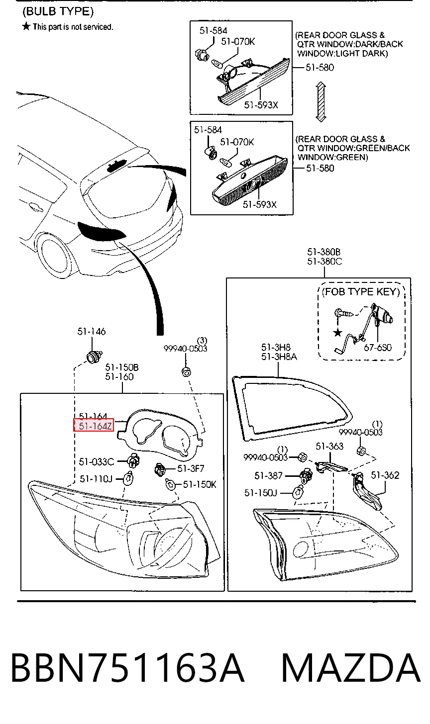 BBN751163A Mazda