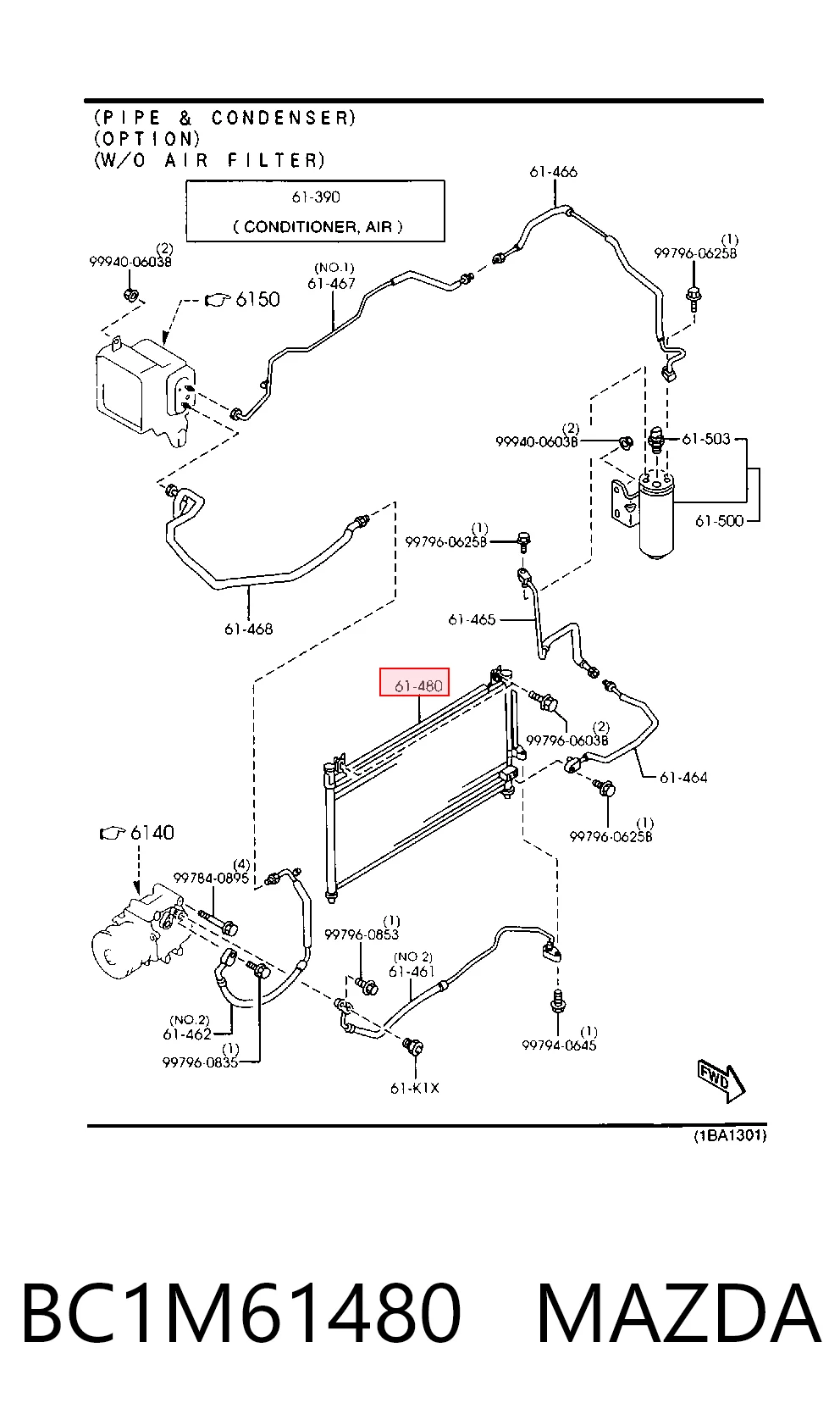 BC1M61480 Mazda