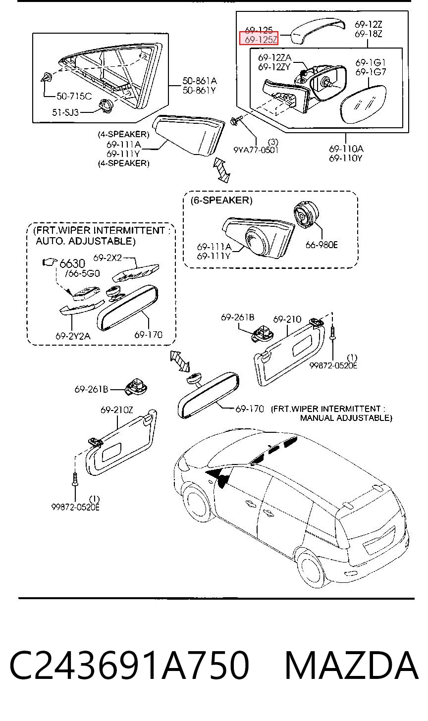 C243691A750 Mazda