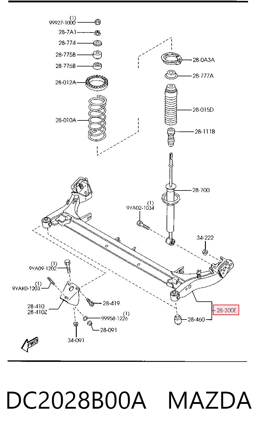 DC2028B00A Mazda