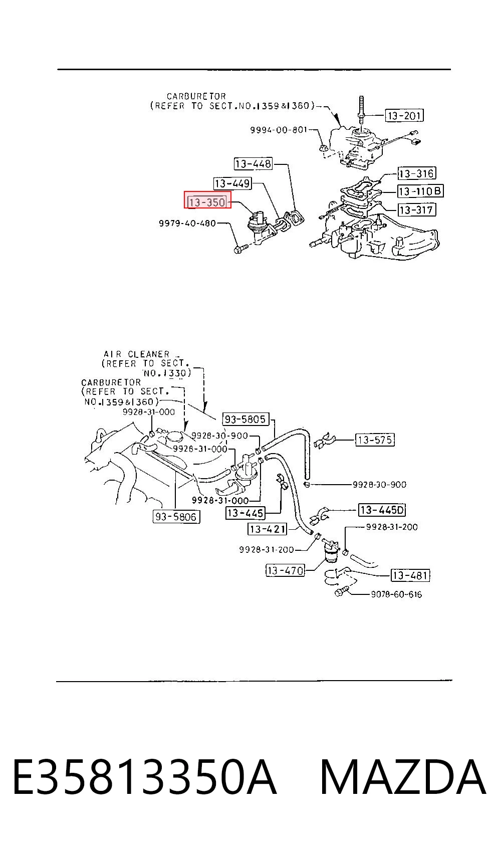 PB303 Ashika Топливный насос, механический