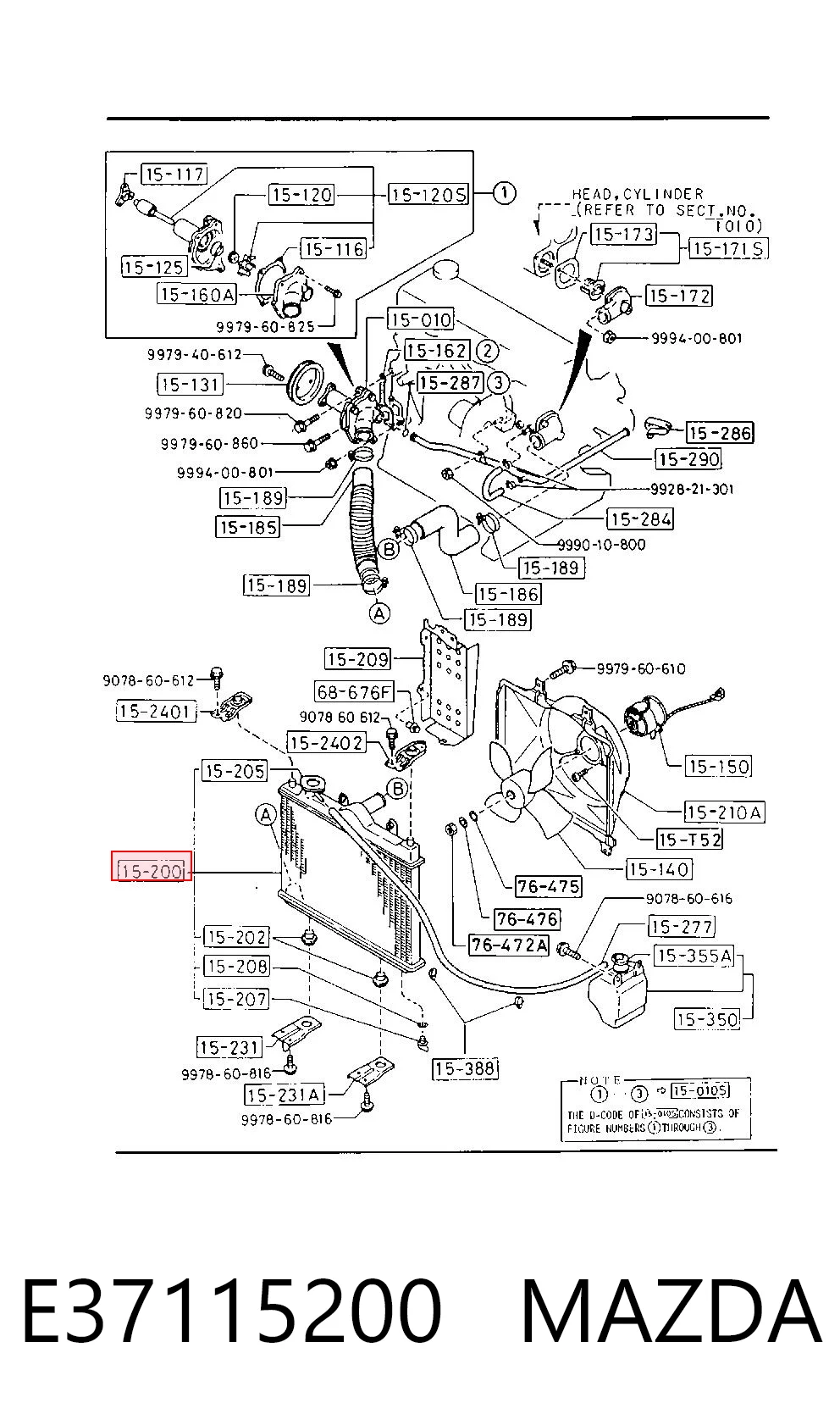 E37115200 Mazda