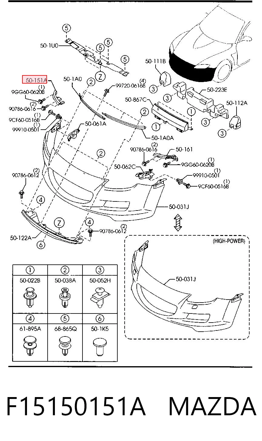 F15150151A Mazda