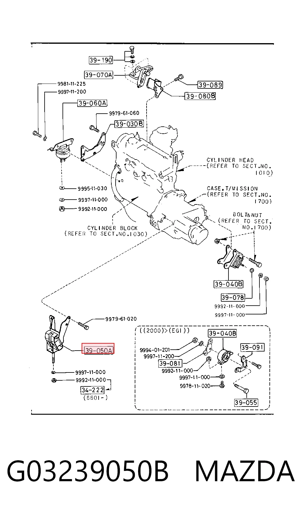 Купить B2401W8915 Nissan/Infiniti Передняя опора двигателя