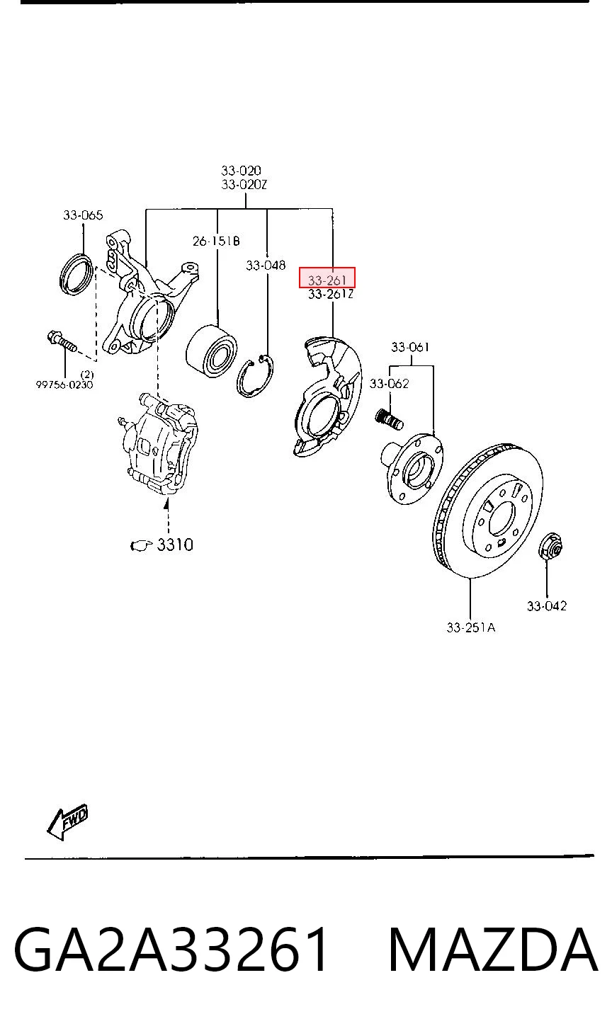 GA2A33261 Mazda