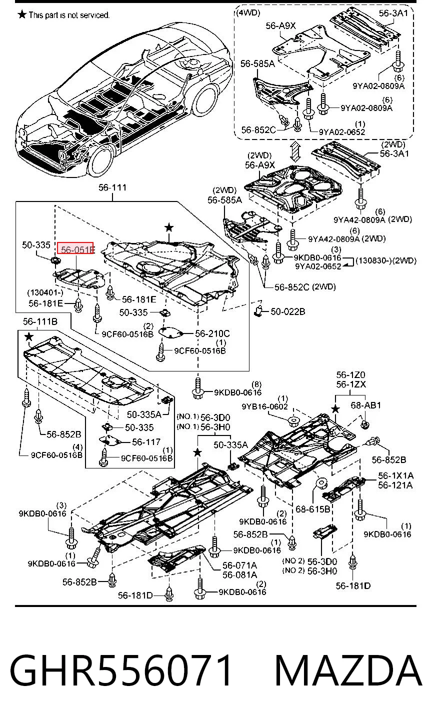 GHR556071 Mazda 