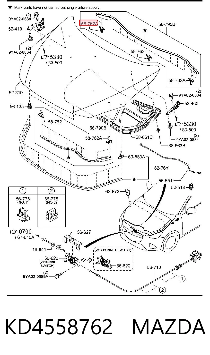 KD4558762 Mazda 