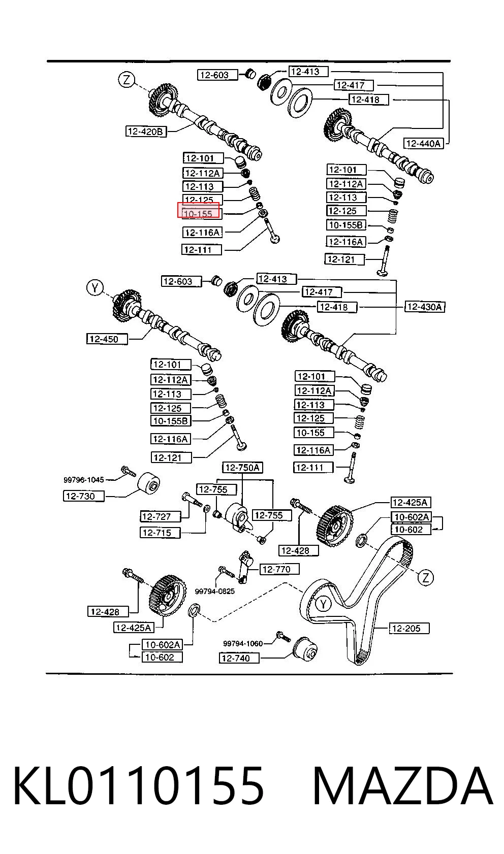 Сальник клапана (маслосъёмный) впускного Ford 3396803 цена, от 1.13 USD