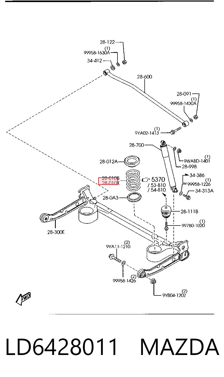 LD6428011 Mazda