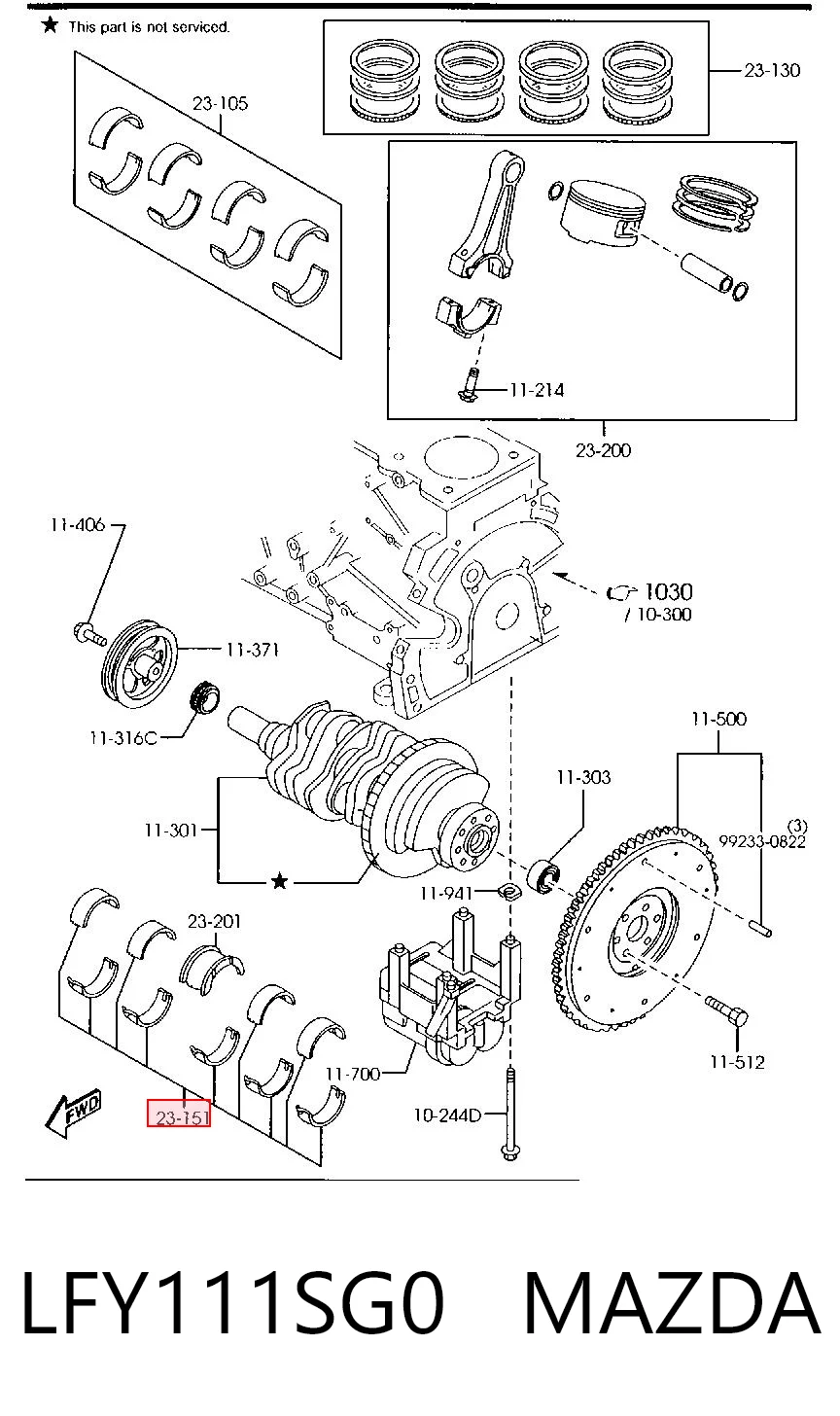 Вкладыши коленвала коренные, стандарт (STD) Mahle Original 014HS20669000 цена, от 21.79 USD