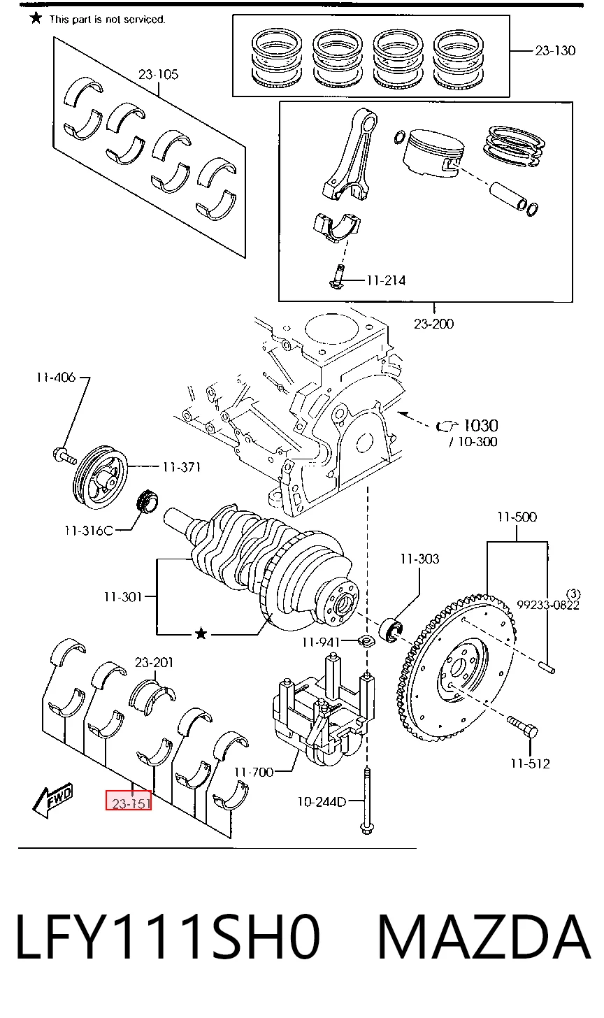 LFY111SH0 Mazda