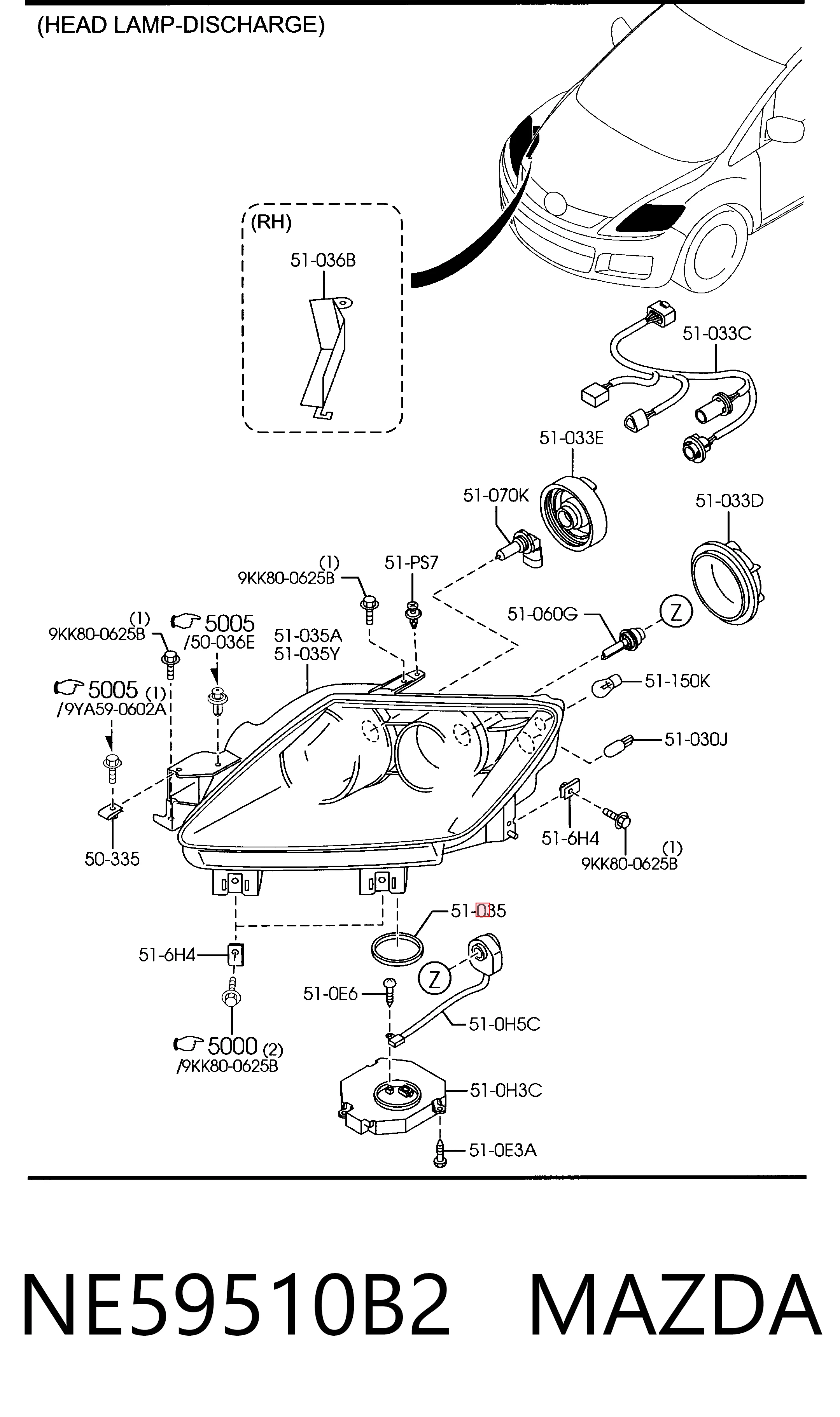 NE59510B2 Mazda