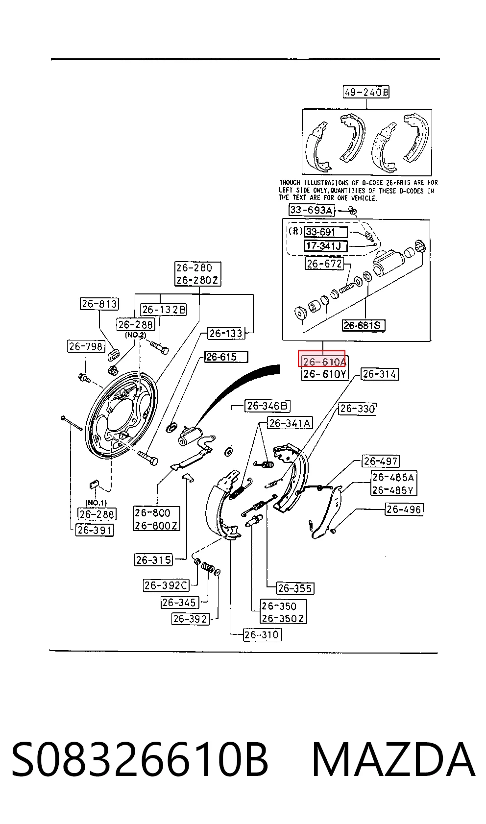Цилиндр тормозной колесный 0K71626610 Hyundai/Kia