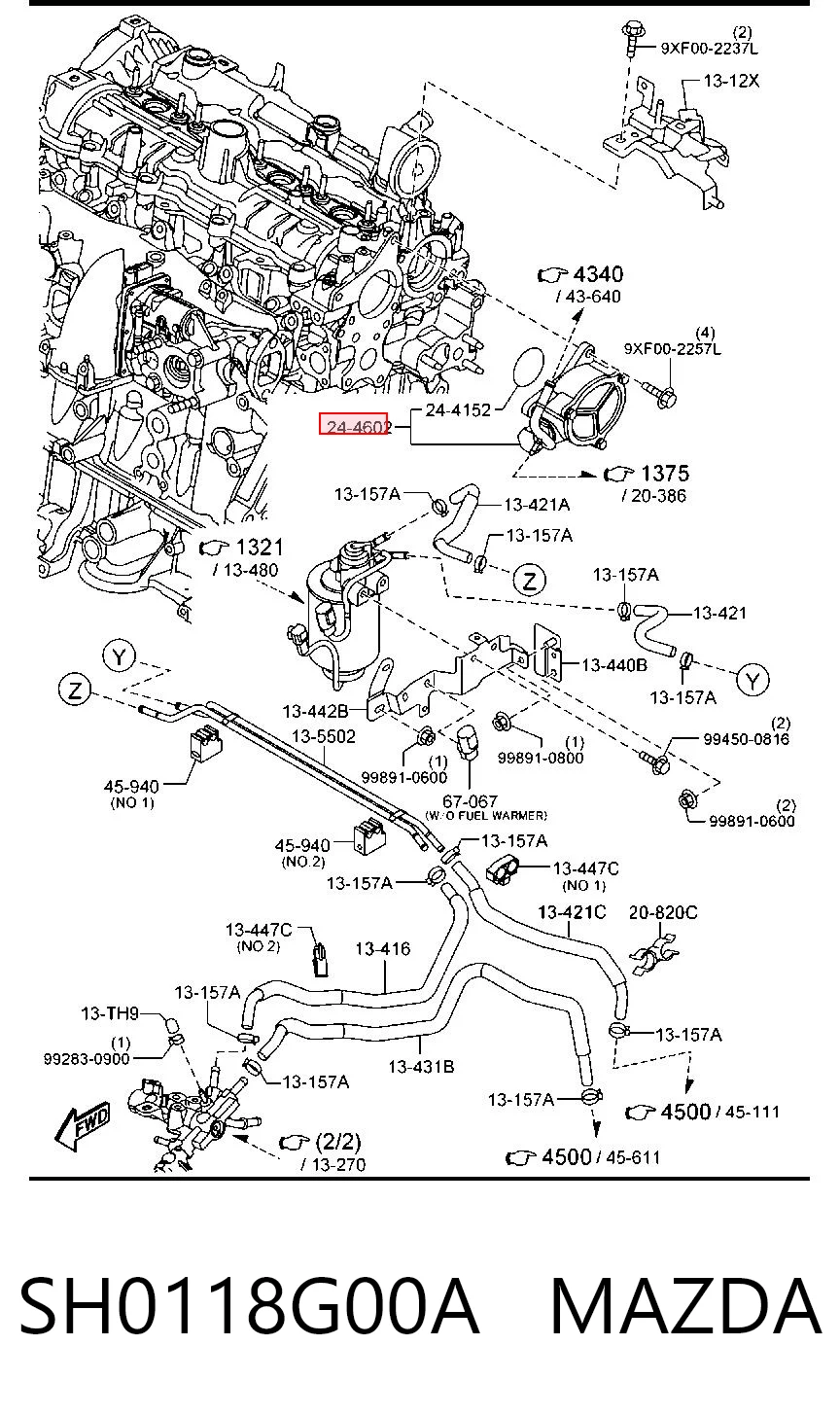 SH0118G00 VAG Механический вакуумный насос