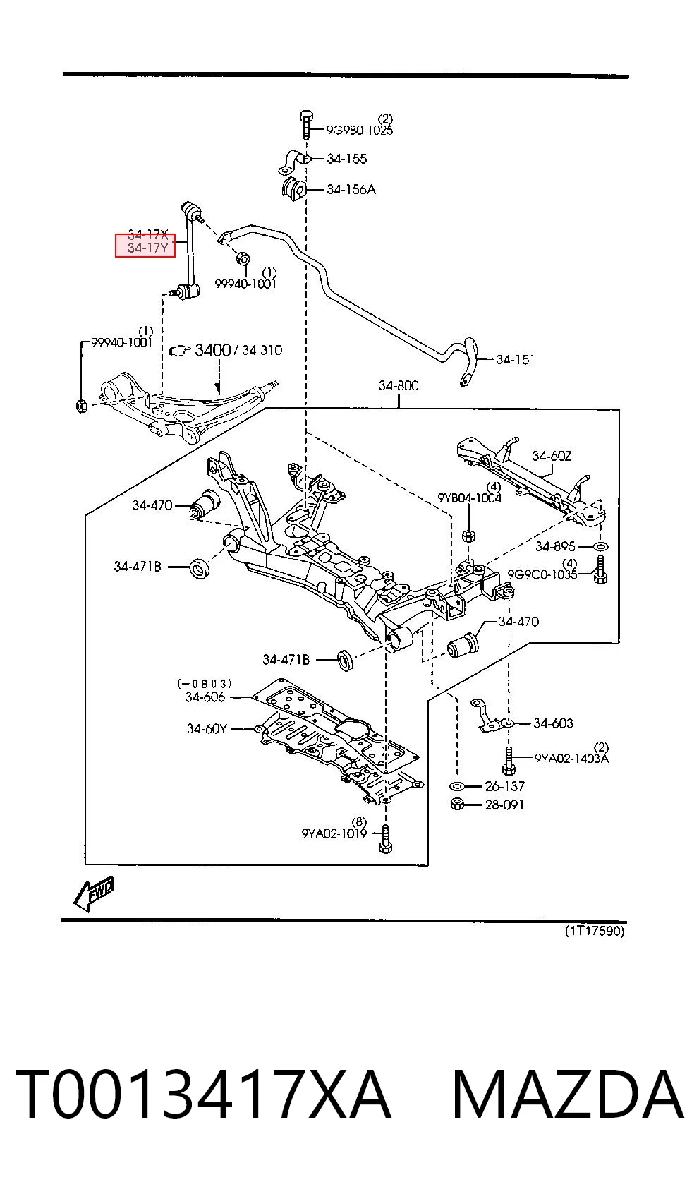 Линк стабилизатора, переднего, левый Q-top QL0504P цена, от 9.13 USD