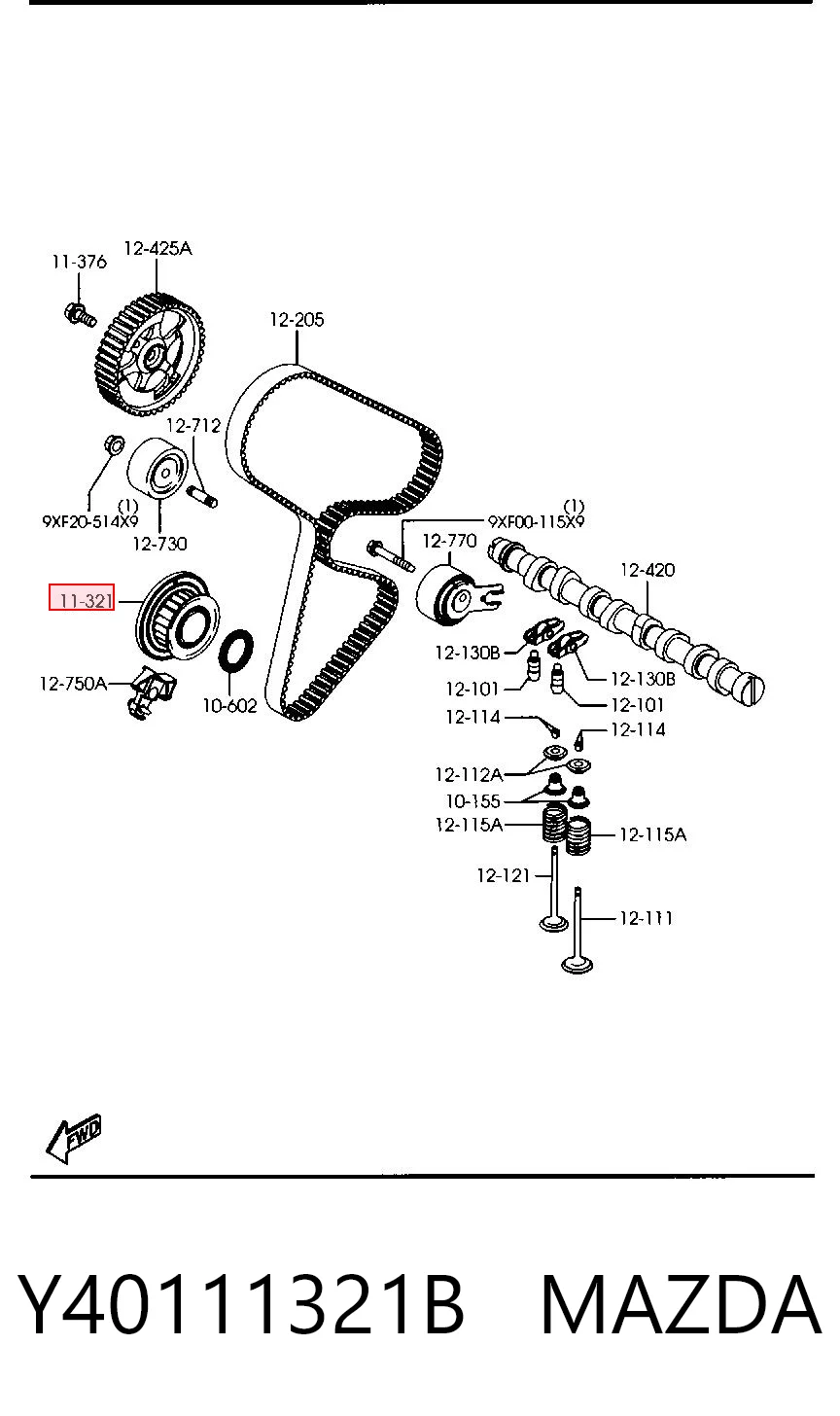 SU001A2918 Toyota Звезда коленчатого вала