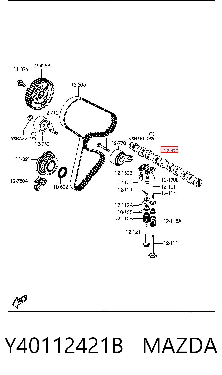  Распредвал Ford Fusion 