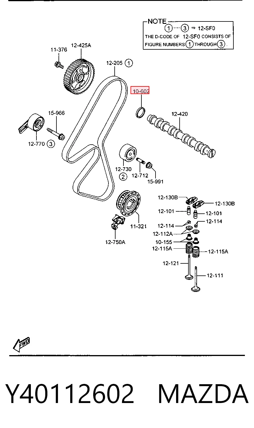 Сальник двигателя распредвала Ford Fiesta Mk5 хэтчбек (JH, JD) (2001 - 2008) цена, от 15.54 USD