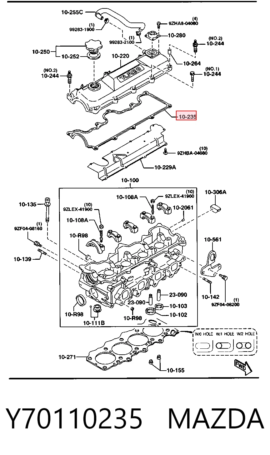 Прокладка крышки двигателя NIPPON MOTORS 8943138030 цена, от 8.14 USD