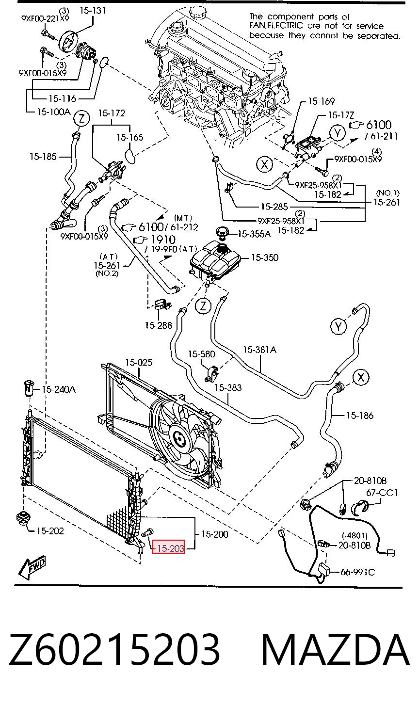 Z60215203 Mazda