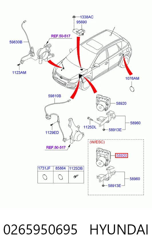 Блок ABS гидравлический на Hyundai I30  FD