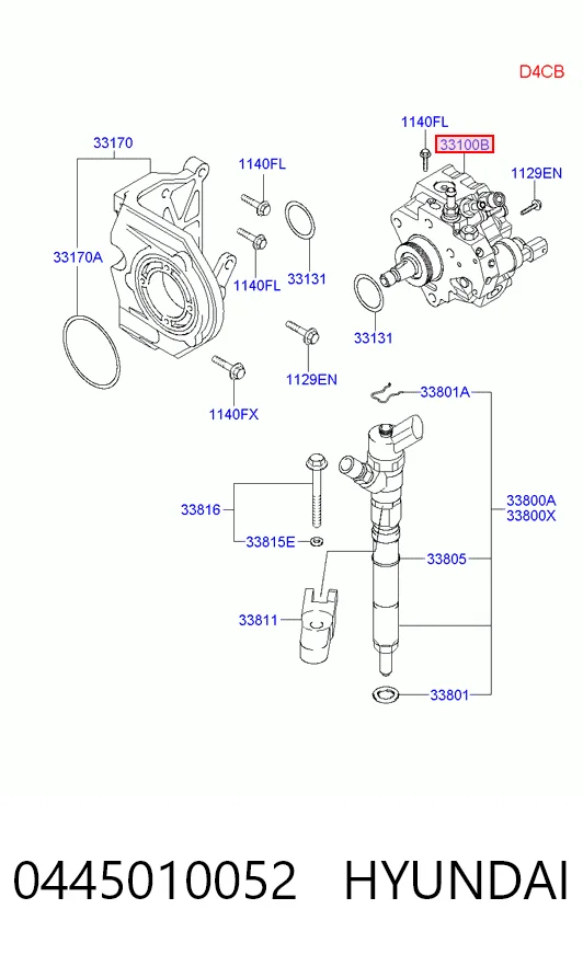 445010354 Bosch Насос топливный высокого давления (ТНВД)