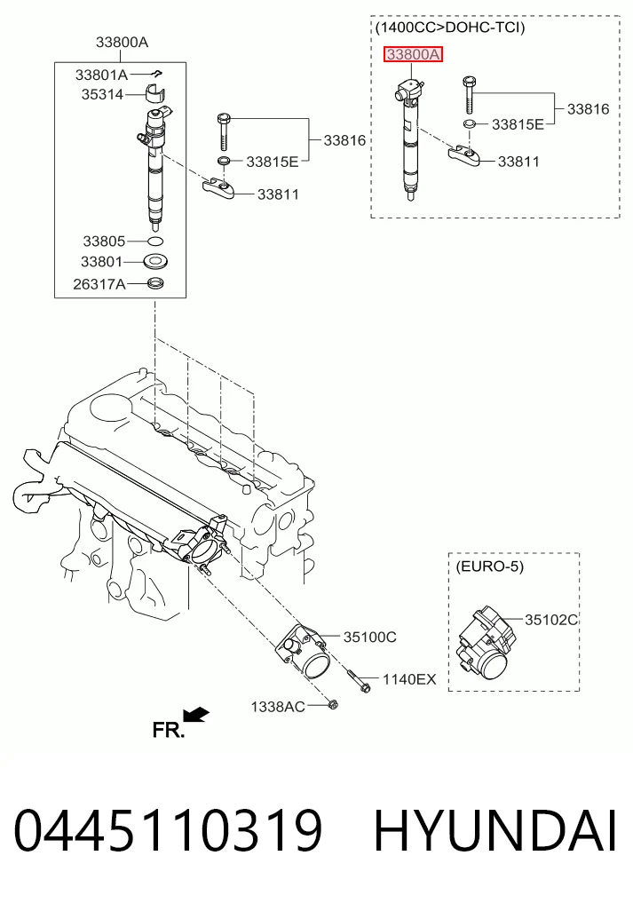 Купить 445110319 Bosch Клапанная форсунка