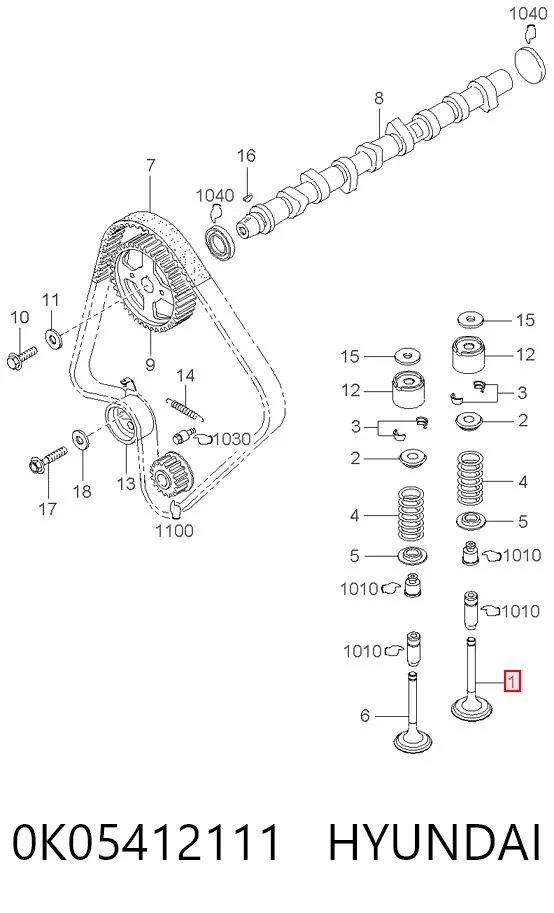 RF7112111 NIPPON MOTORS Впускной клапан