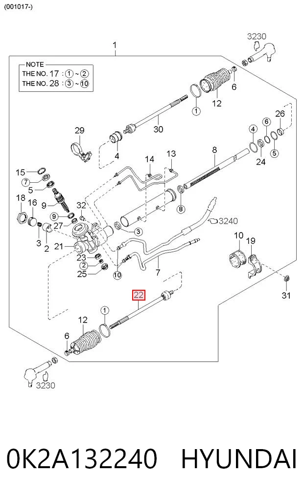 Купить I30307 CTR Тяга рулевая левая