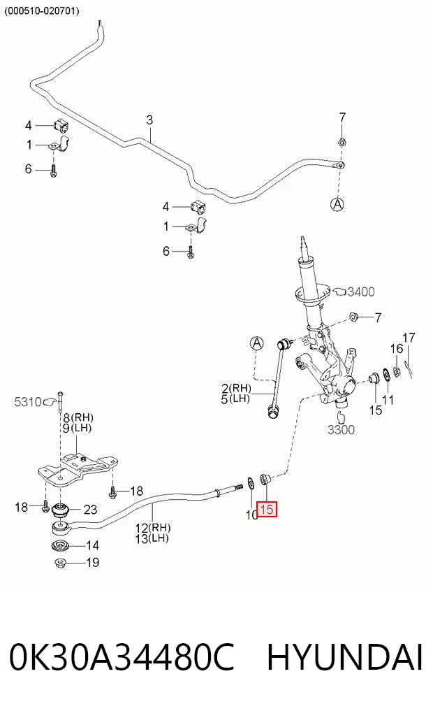 Сайлентблок переднего нижнего рычага Japan Cars J40313